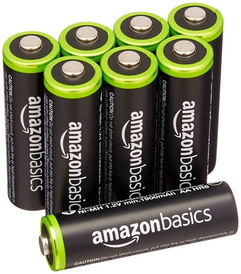 Rechargeable <b>AA</b> <b>Batteries</b> with Charger, POWEROWL 8 Pack of 2800mAh High Capacity Low Self Discharge Ni-MH Double A <b>Batteries</b> with Smart 8 Bay Battery Charger (USB Fast Charging, Independent Slot). . Aa batteries amazon